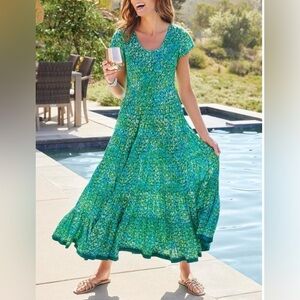 NWOT Soft Surroundings Kara Maxi Dress. Size S